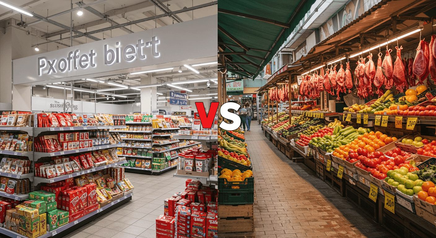 추석 선물세트 구매 가이드: 대형마트 VS 전통시장, 장단점 완벽 비교!